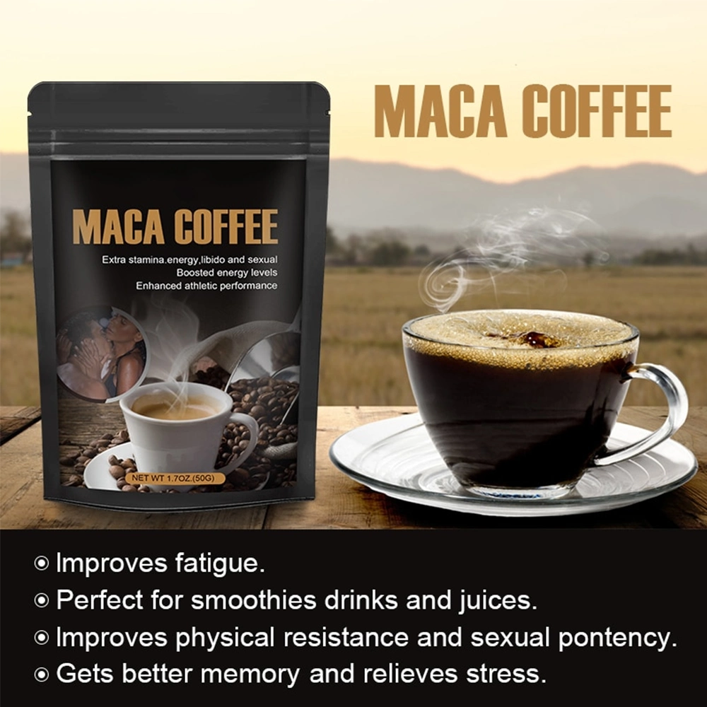 Arabica Instant Coffee with Tongkat Ali Extract Powder Black Maca Coffee Power